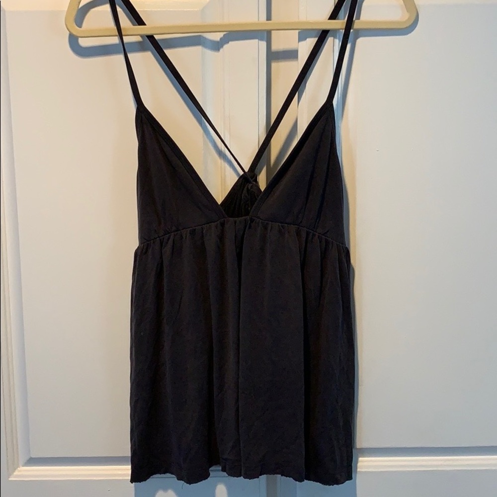 Free people deep v tank top